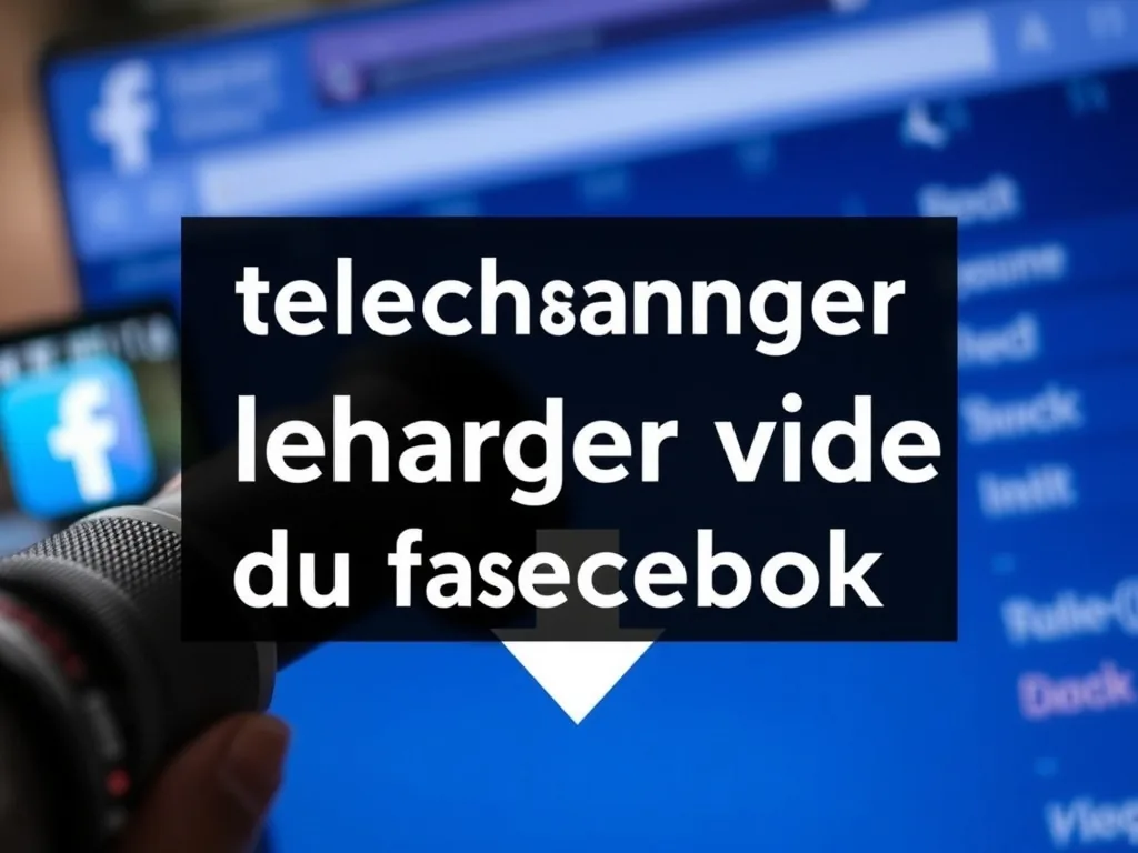 Comment telecharger video du facebook facilement et rapidement