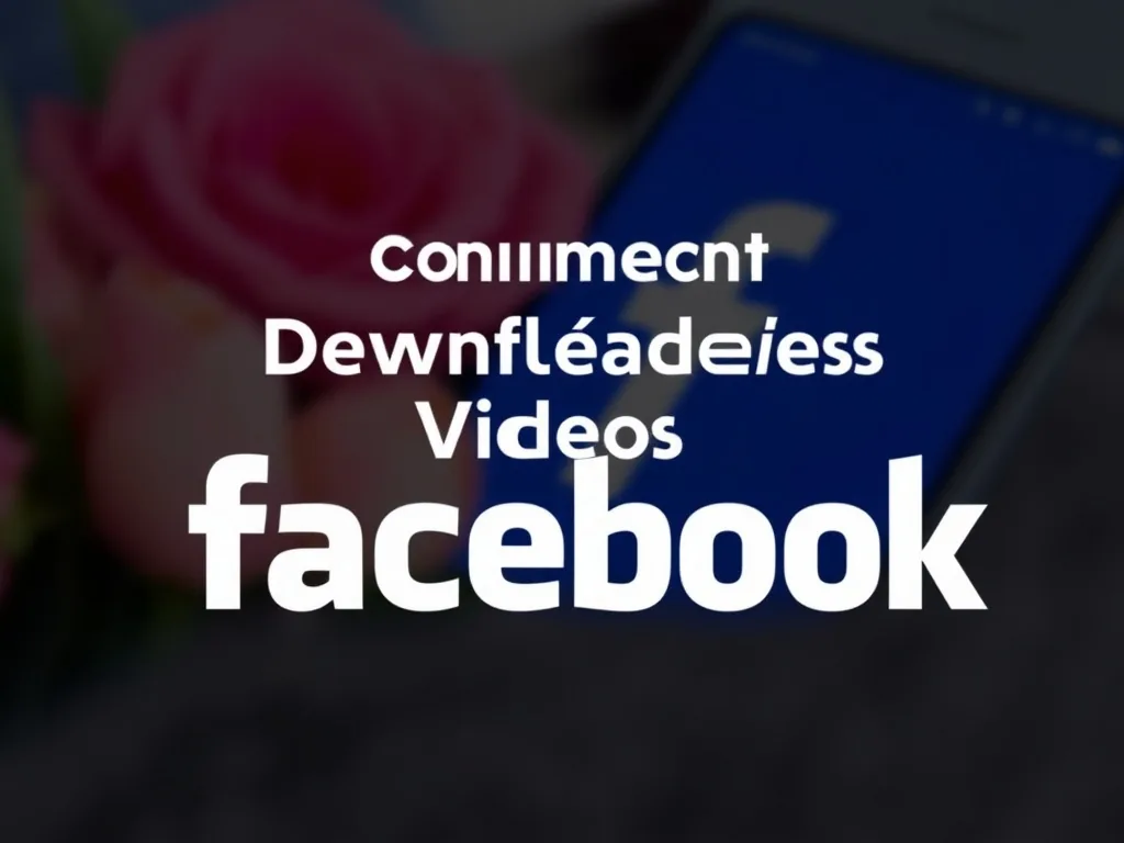 Comment Télécharger des Vidéos Facebook: Guide Complet et Pratique
