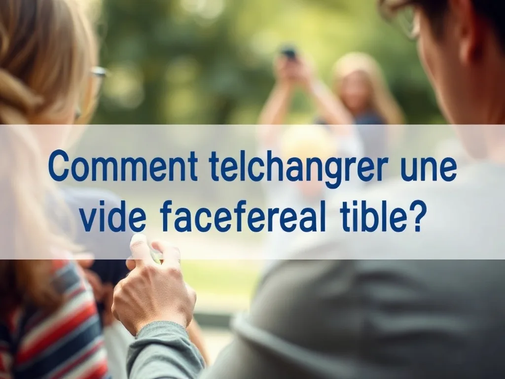 Comment telecharger une video facebook facilement