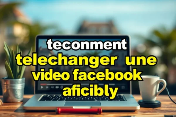 Comment telecharger une video facebook facilement