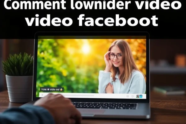 Comment télécharger vidéo facebook facilement et rapidement