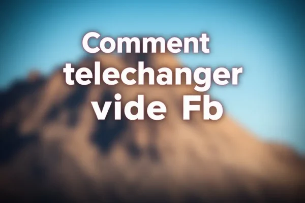 Comment telecharger video fb facilement et rapidement