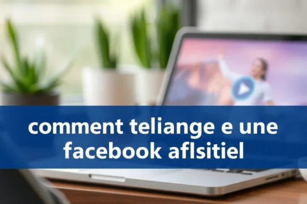 Comment telecharger une video facebook facilement