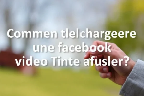 Comment telecharger une video facebook facilement ?