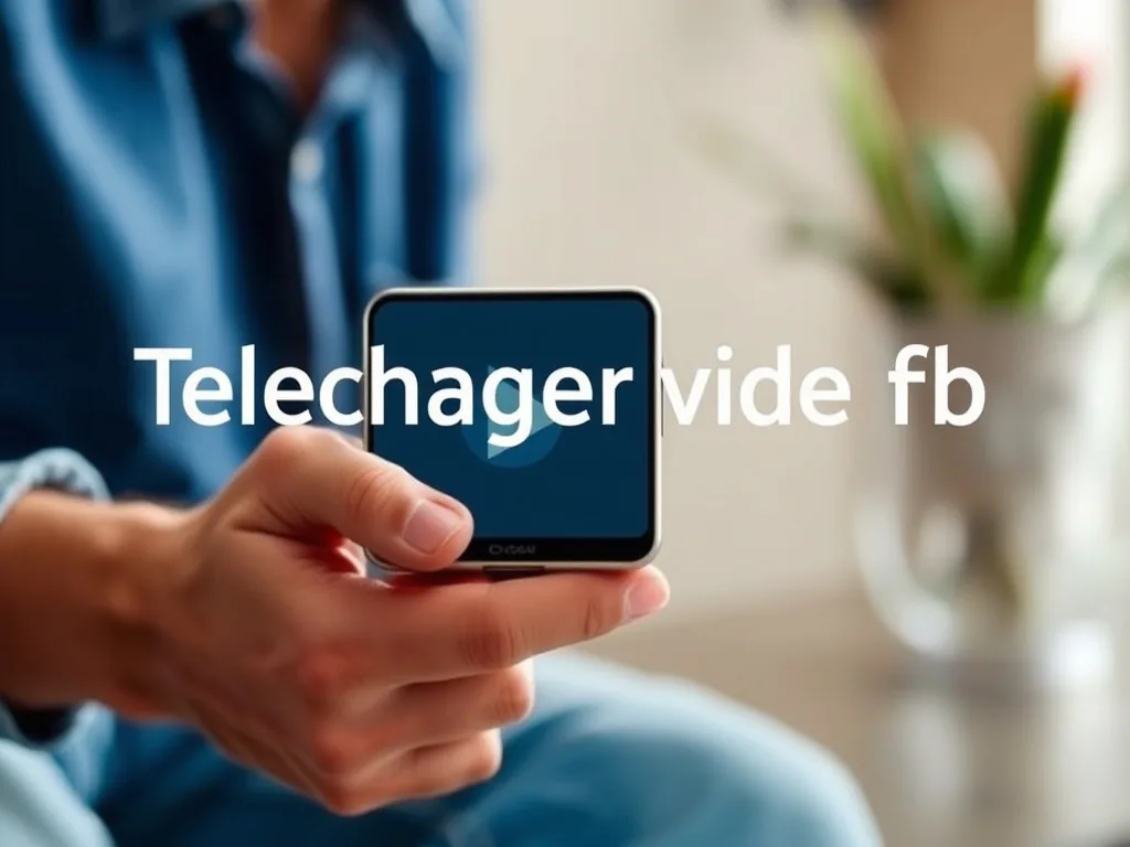 Comment telecharger video fb facilement et rapidement