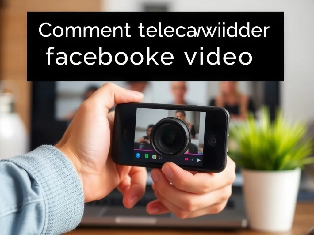 Comment telecharger video facebook facilement et rapidement
