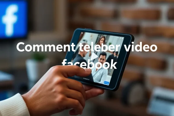 Comment telecharger video facebook facilement et rapidement