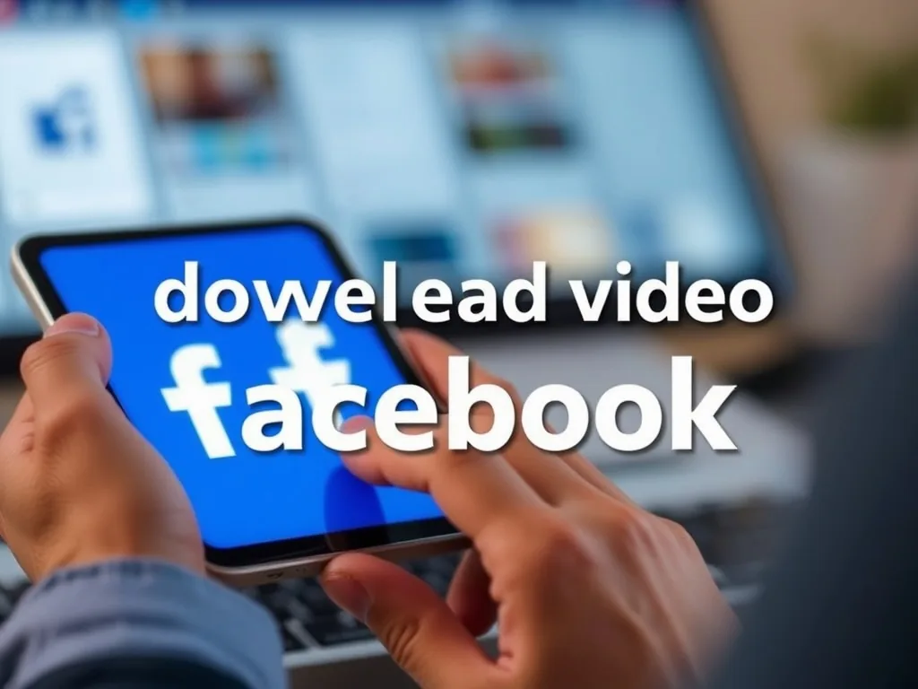 Comment télécharger vidéo Facebook facilement et rapidement