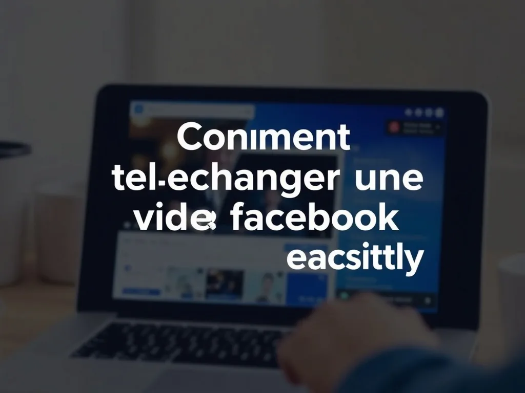 Comment telecharger une video facebook facilement
