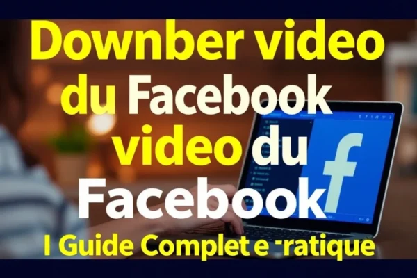 Télécharger vidéo du Facebook : Guide Complet et Pratique