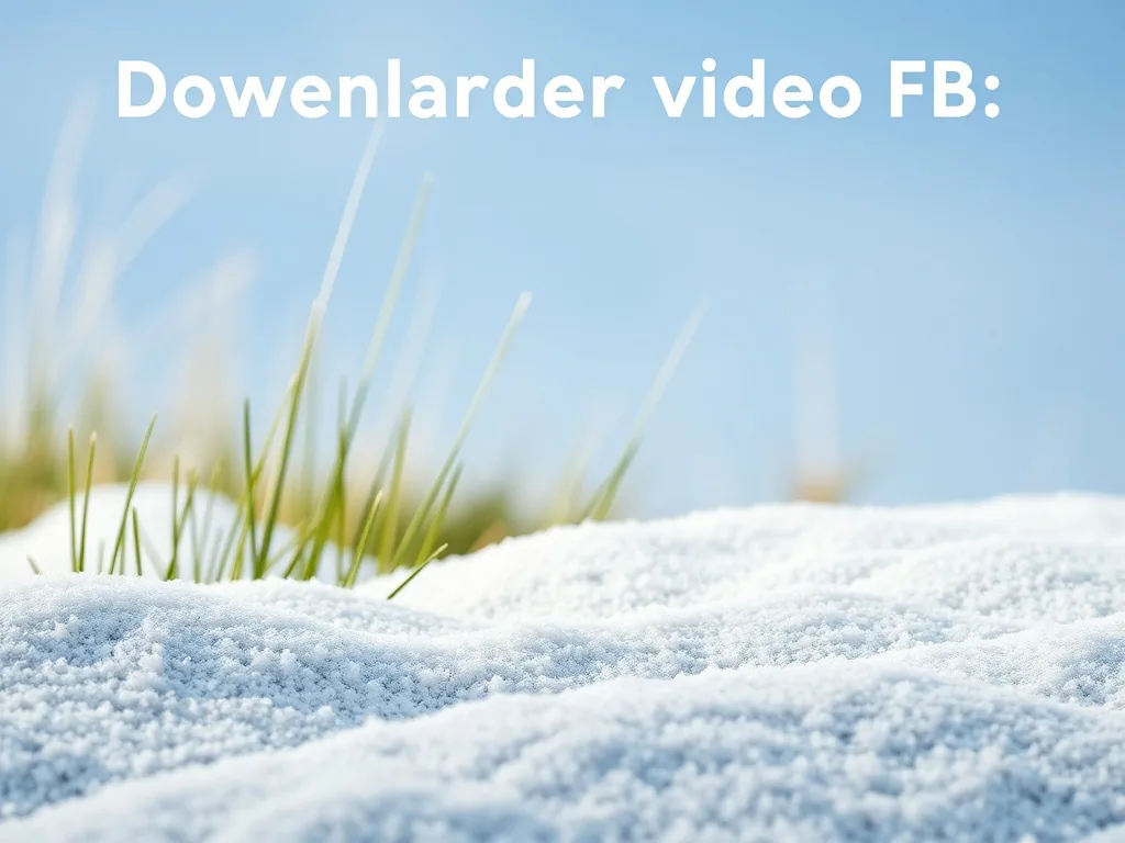 Télécharger vidéo FB : Guide complet pour réussir