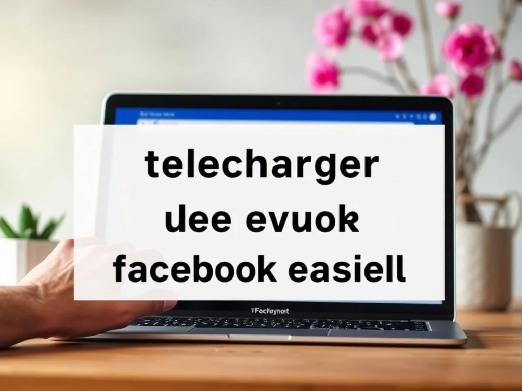 Comment telecharger une video facebook facilement
