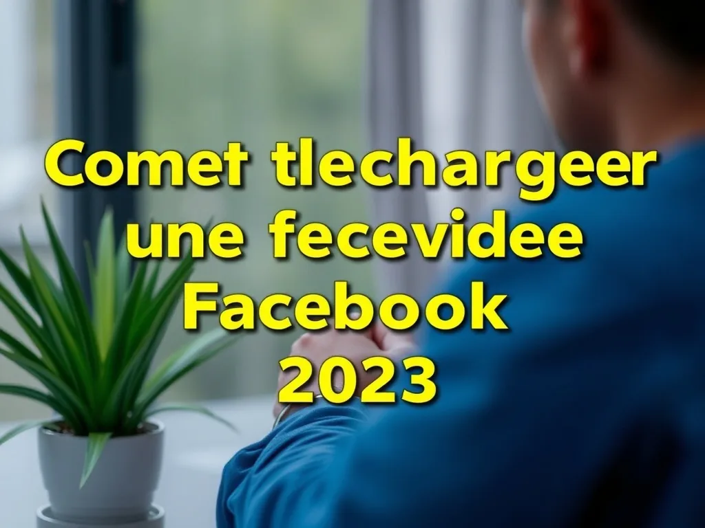 Comment telecharger une video facebook facilement en 2023
