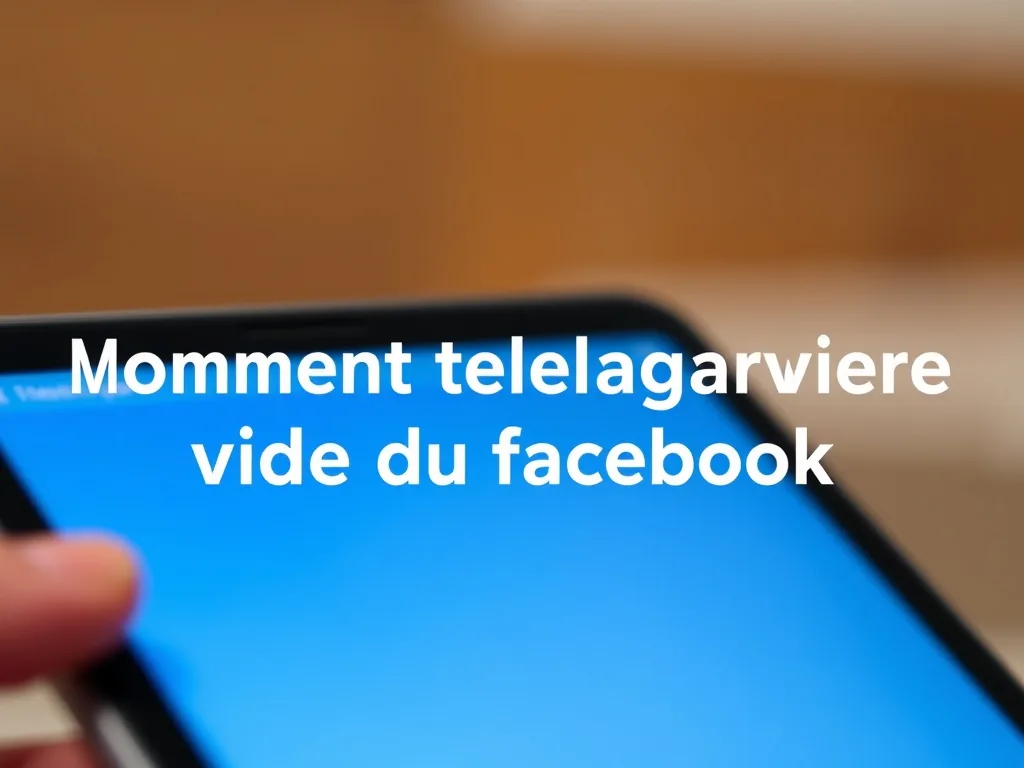 Comment telecharger video du facebook facilement