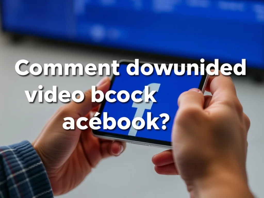Comment télécharger vidéo Facebook facilement et rapidement